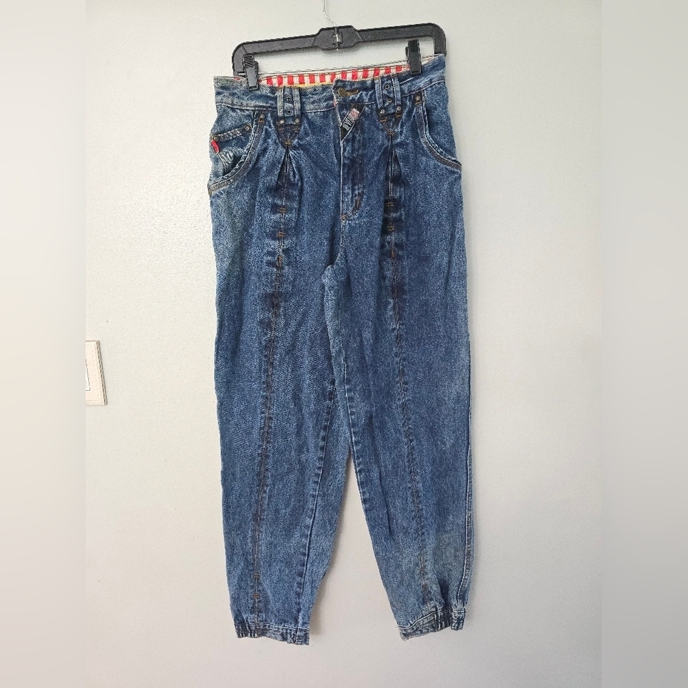 Sergio Never Legal Jeans Mens 33x30 Blue Vintage 80s Legal Dont Make It Right - Picture 2 of 10